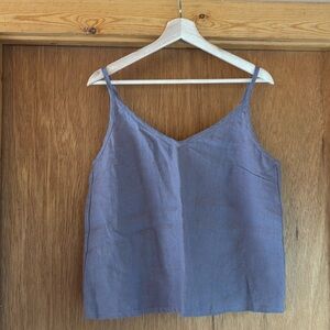 NOT PERFECT LINEN 🌾 Sorrento Cami in MOCHA PURPLE NWOT